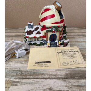 Hawthorne Village North Pole Observatory Rudolph's Christmas Town USED w/COA